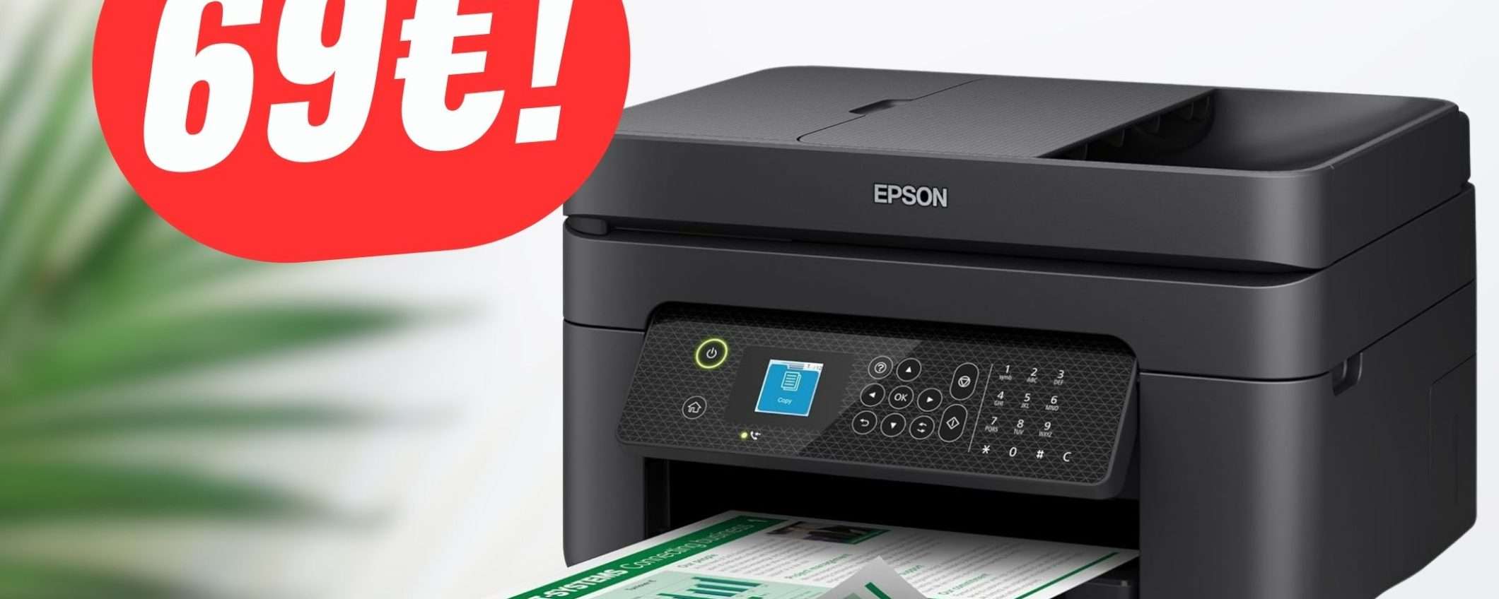 La Stampante Epson a Getto d'Inchiostro sfiora il MINIMO STORICO