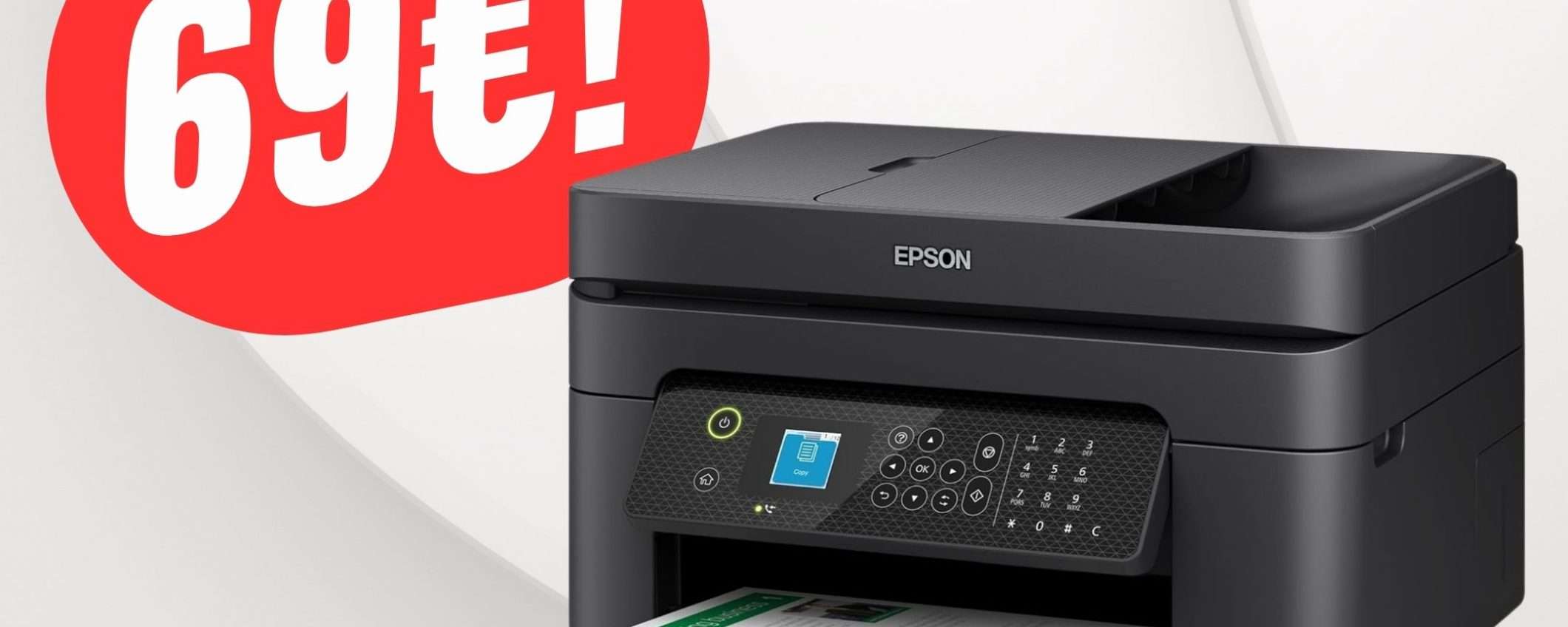 SCONTO del 28% per la Stampante Multifunzione di Epson!