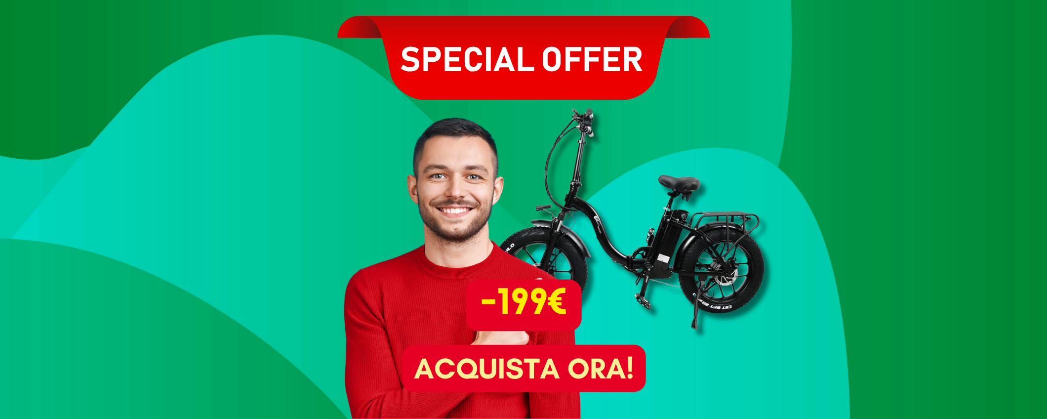 FatBike CMACEWheel Y20 in sconto di ben 200€, prezzo SHOCK