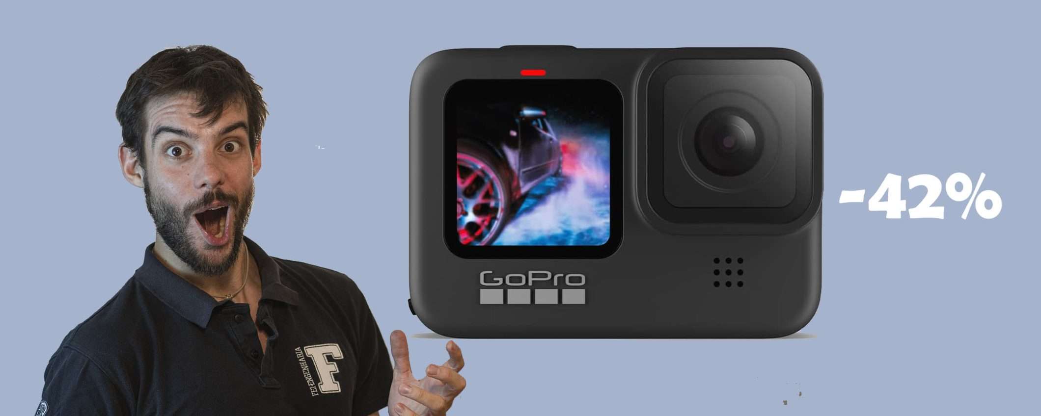 GoPro HERO9 Black: OCCASIONE imperdibile, scontata del 42%