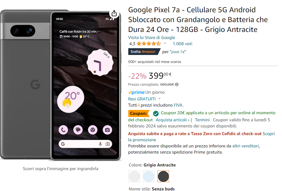 Google Pixel 7a