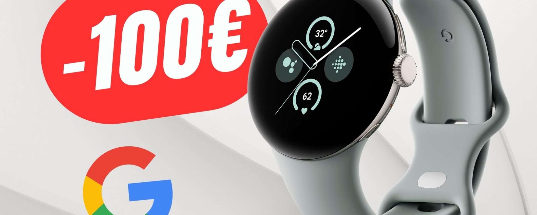 Risparmia 100€ grazie allo SCONTO sul Google Pixel Watch 2