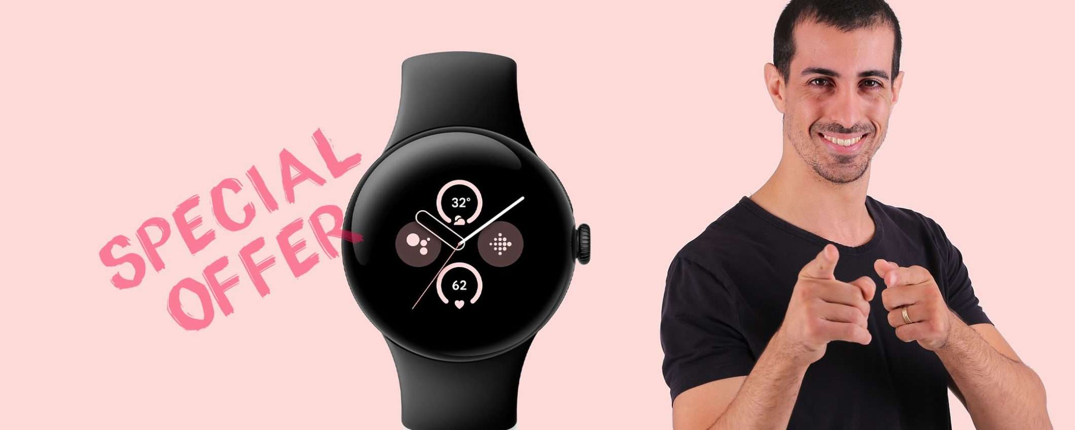 Google Pixel Watch 2 in offerta BOMBA su Amazon: tuo a 299,90€