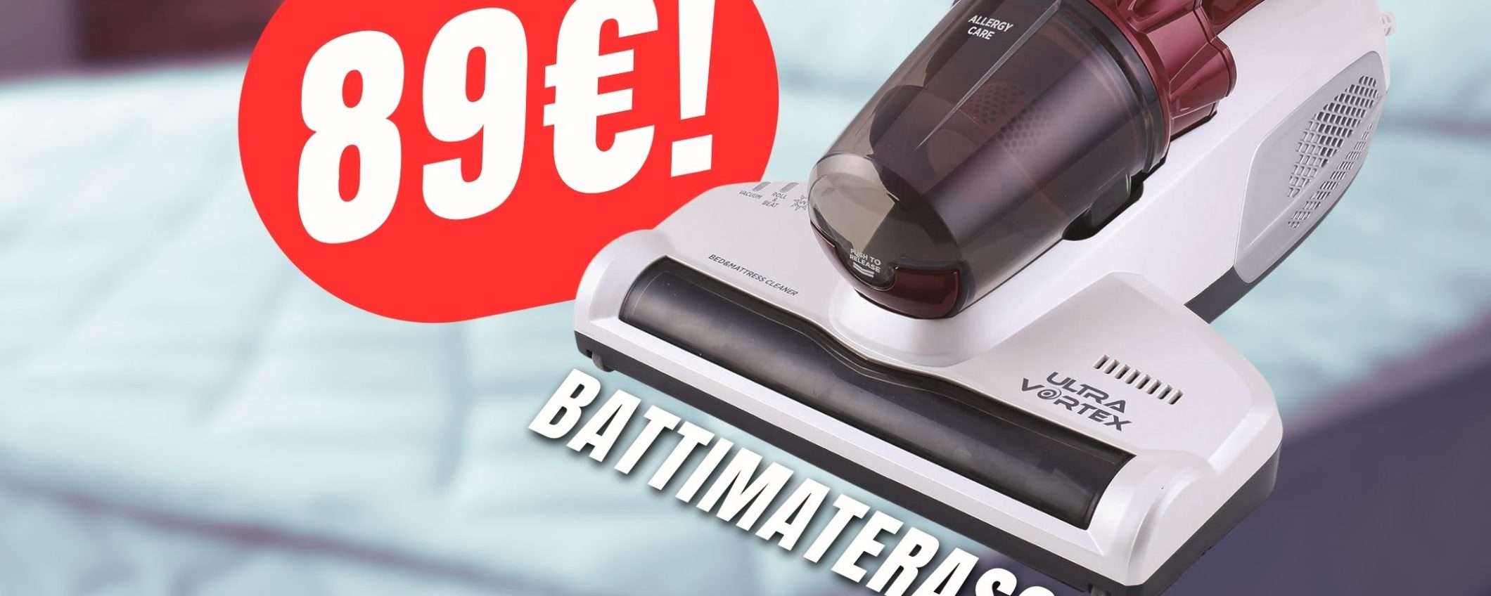 Addio agli Acari grazie al Battimaterasso con Luce UV-C (in OFFERTA!)