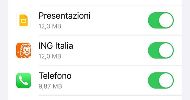 Come attivare e disattivare i dati cellulari su iPhone