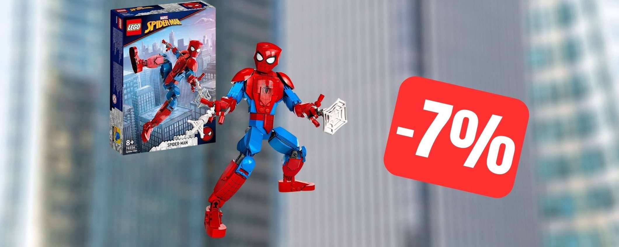 L'amatissimo giocattolo LEGO di Spider-Man è tornato in offerta su Amazon