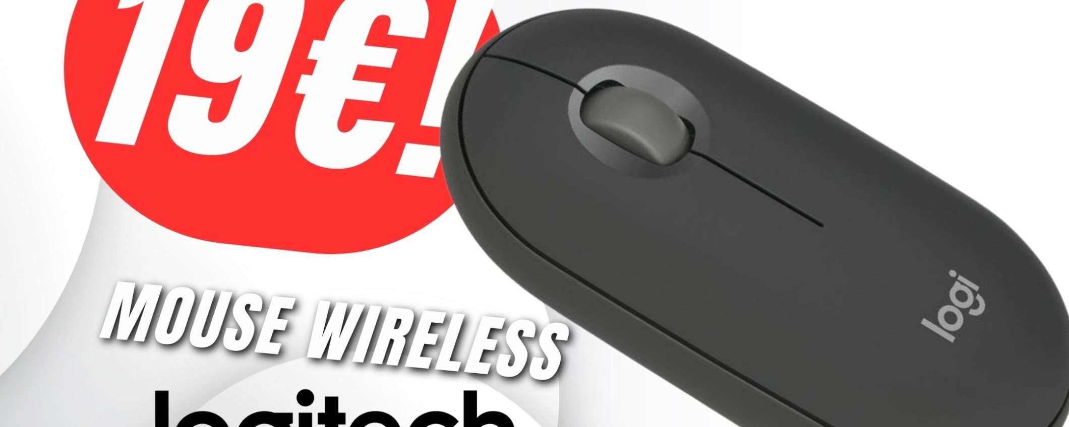 Con solo 19€ ti porterai a casa un ottimo Mouse Wireless di Logitech!