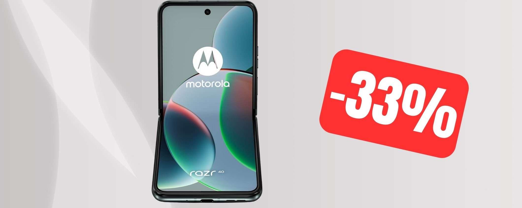 Motorola razr 40 con display OLED flessibile in SUPER OFFERTA (-33%)