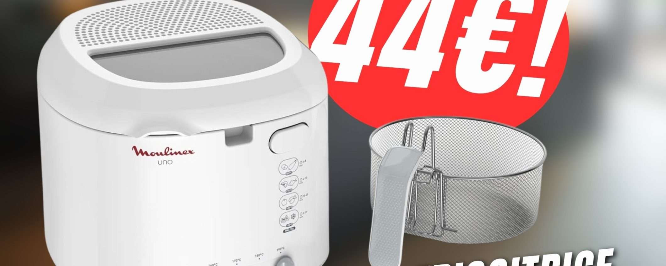 La Friggitrice di Moulinex a un PREZZO FOLLE grazie allo SCONTO+COUPON!