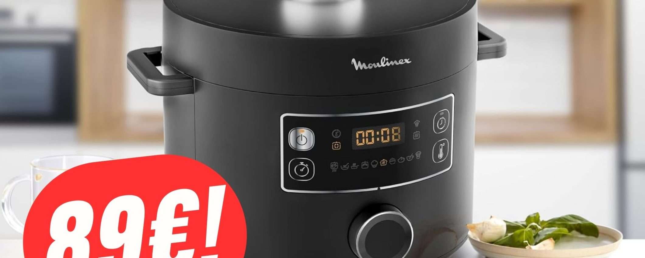 SCONTO+COUPON per la Pentola Multicooker di Moulinex!