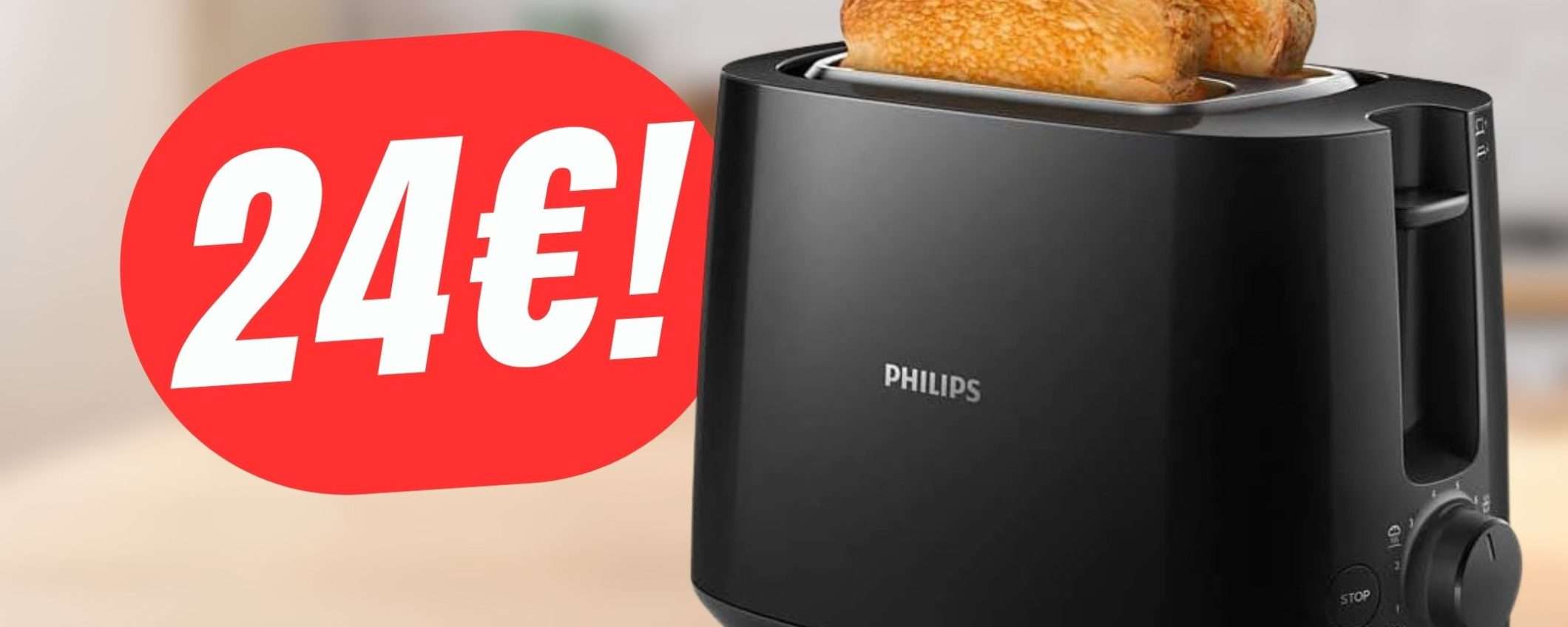 SCONTO+COUPON per il Tostapane Philips: ora a soli 24€!