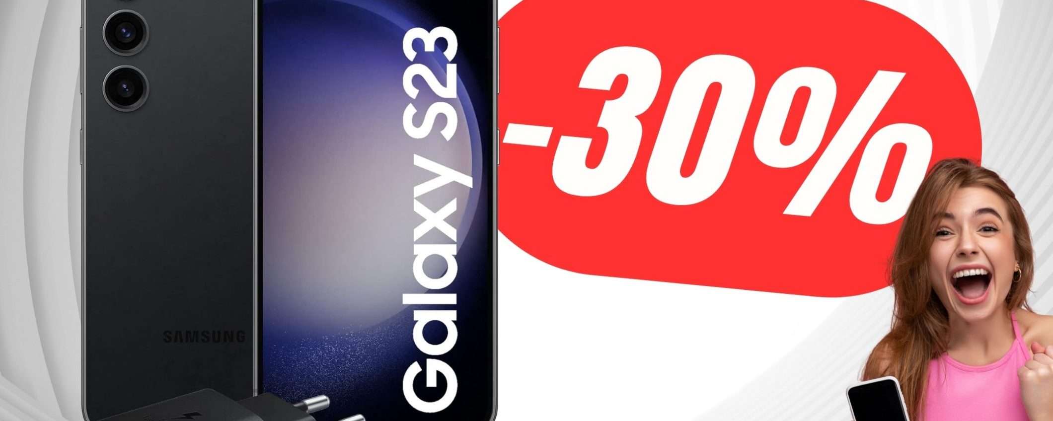 SCONTO PAZZESCO per Samsung Galaxy S23: pagalo solo 729€!