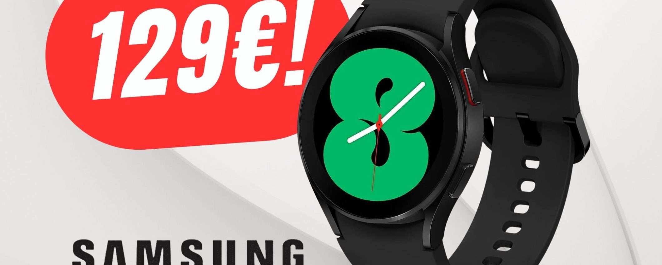 SCONTO DEL 52% per il Samsung Galaxy Watch4 (costa solo 129€!)