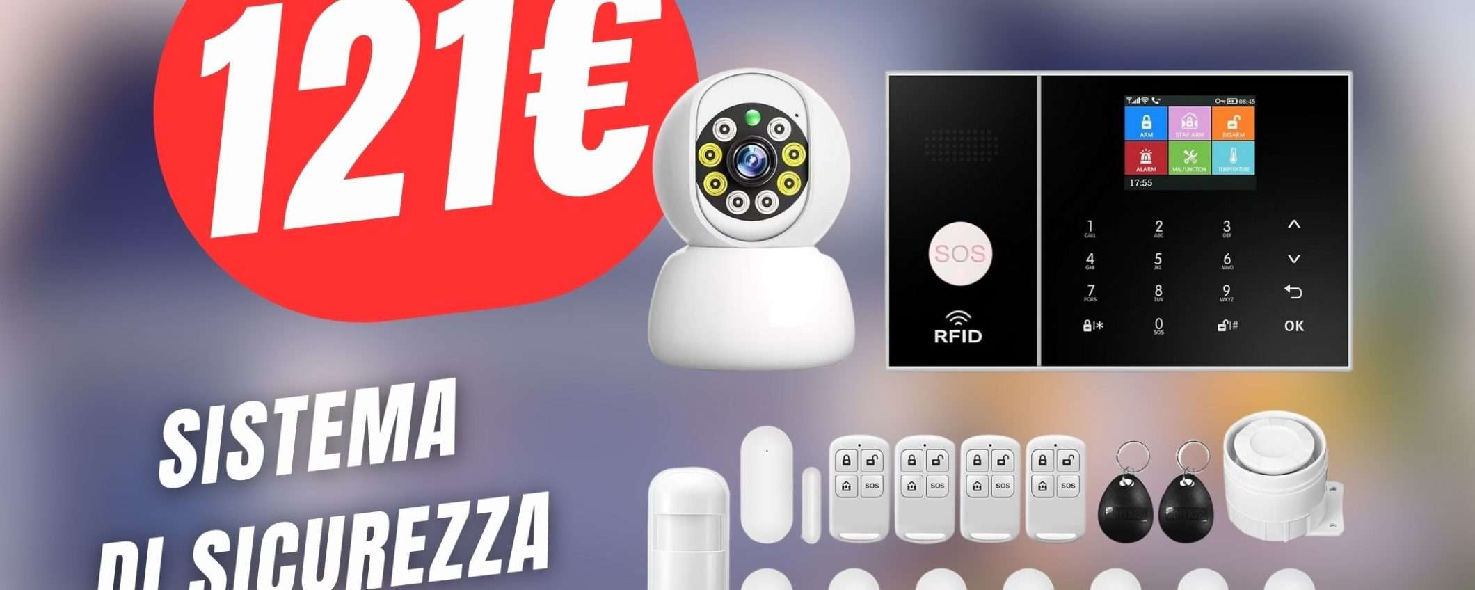 Il Sistema di Sicurezza completo per la tua casa è in OFFERTA