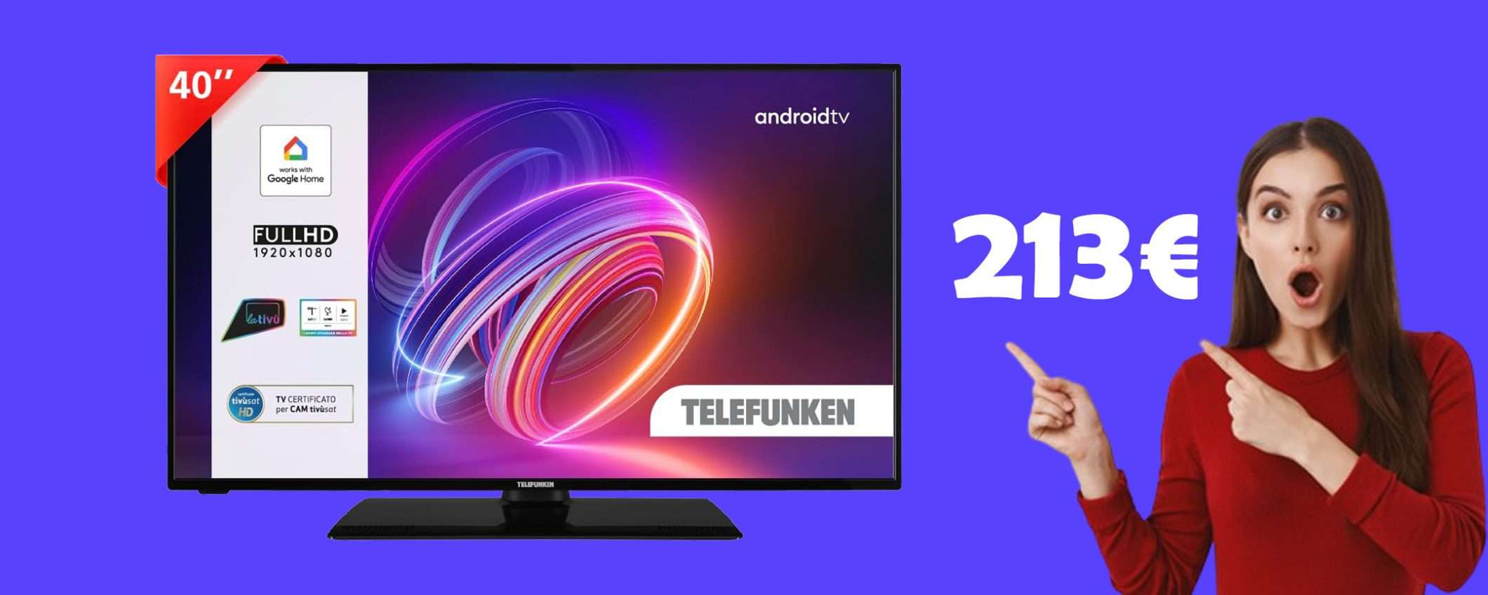 Smart TV TELEFUNKEN da 40