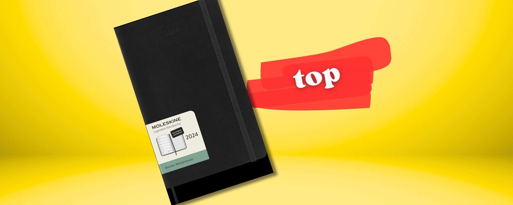 Moleskine per un 2024 in AGENDA, sconto sulla versione settimanale