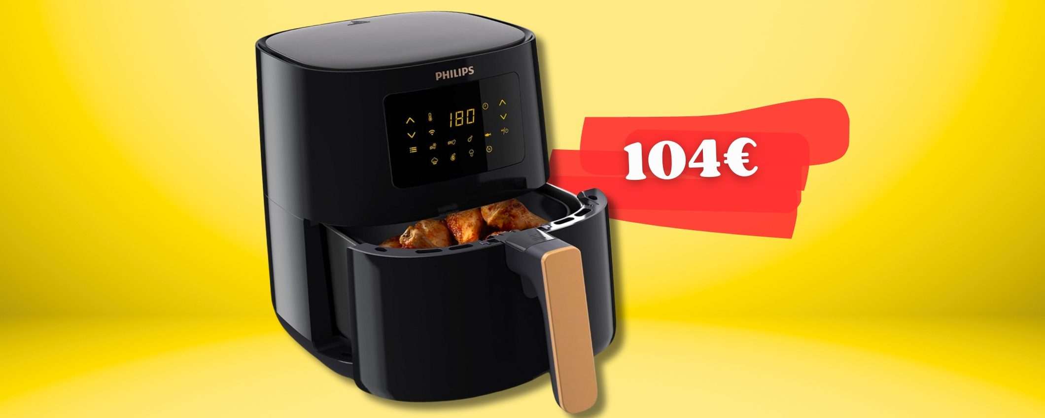 CROLLA a soli 100€ la leggendaria Philips Airfryer Serie 5000L, corri