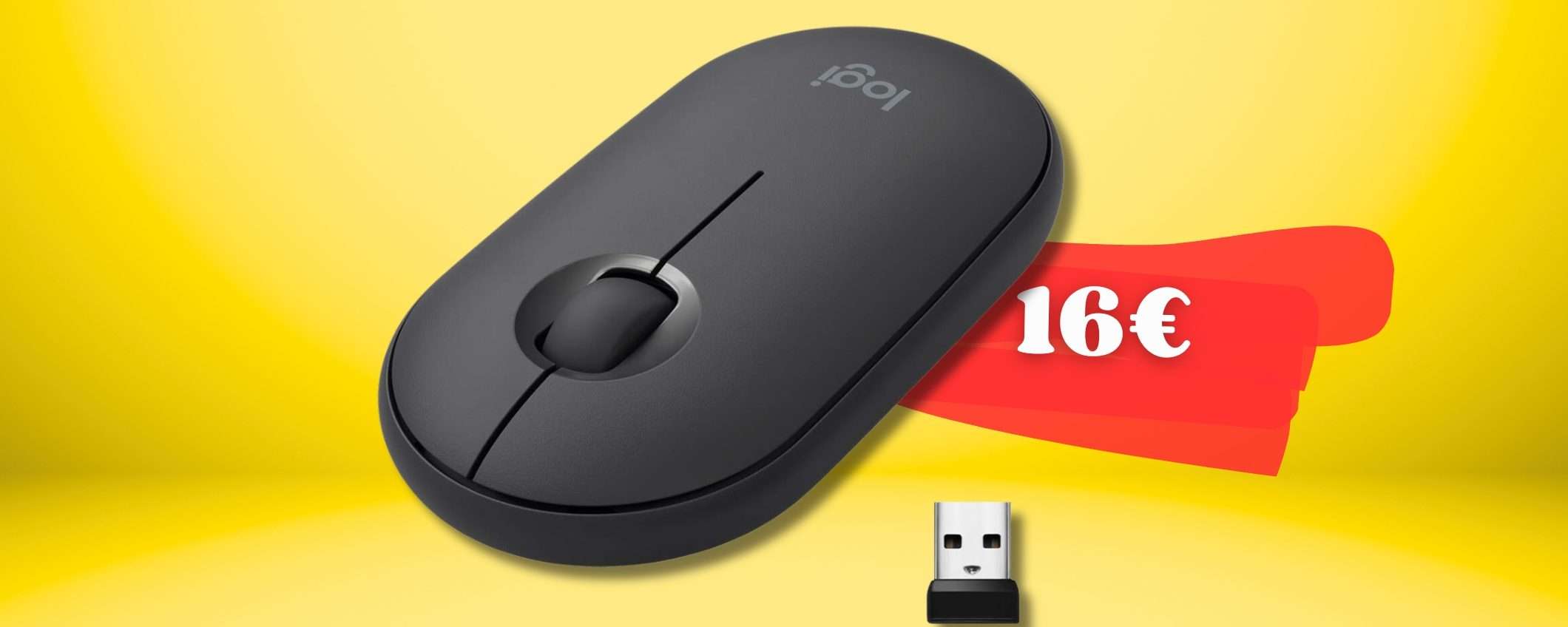 Logitech Pebble soli 16€, occasione rara per il MIGLIOR mouse wireless