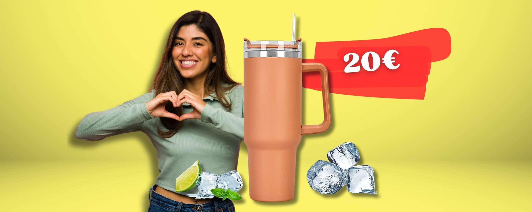 La tazza termica che ha fatto IMPAZZIRE TikTok: solo 20€ su Amazon