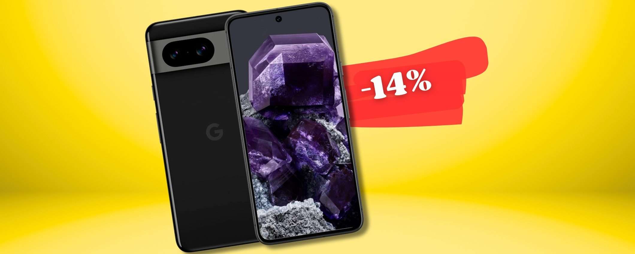 Google Pixel 8 super smartphone 256GB con funzioni BOMBA in scontone