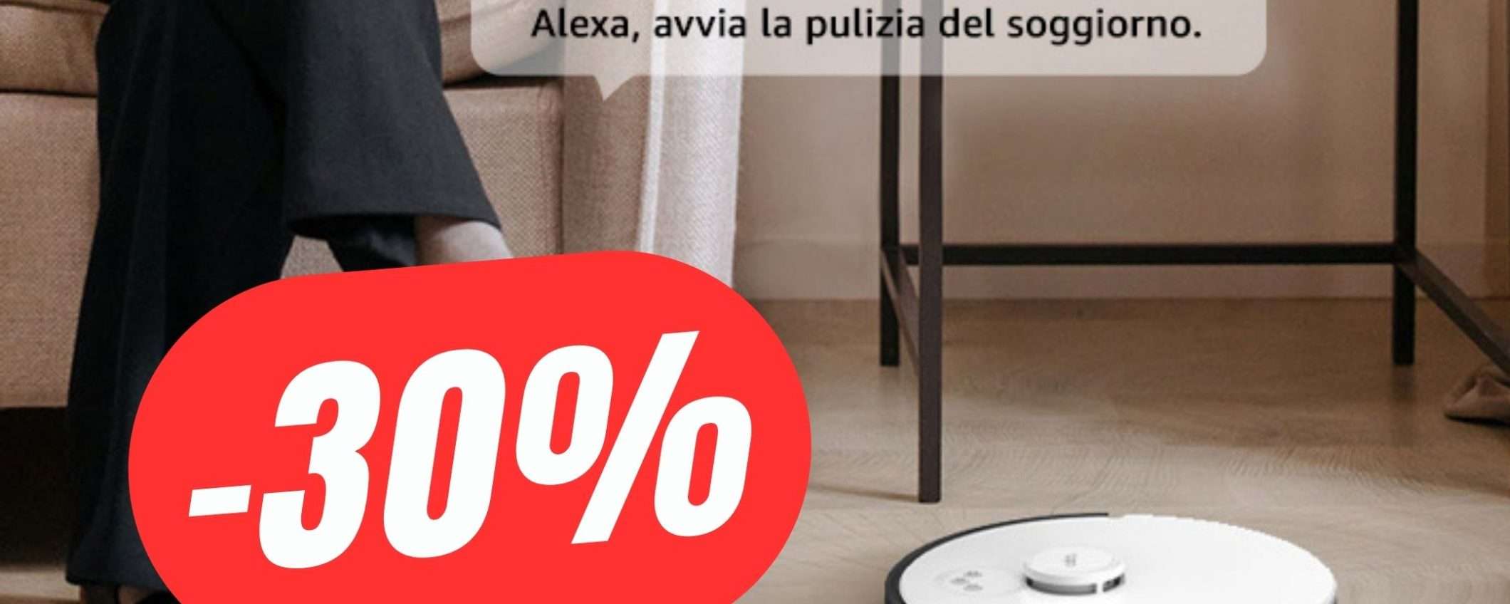 -30% di SCONTO per il Robot Aspirapolvere Lavapavimenti di TP-Link