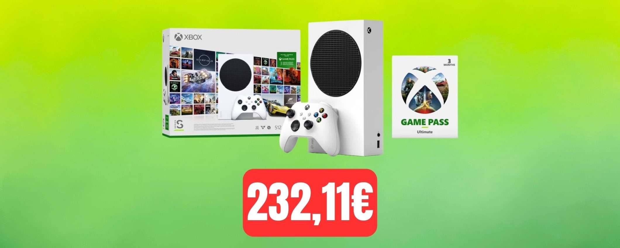 Xbox Series S + 3 mesi di Game Pass Ultimate: prezzo STRACCIATO su eBay
