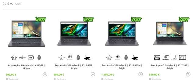 acer store mega offerte