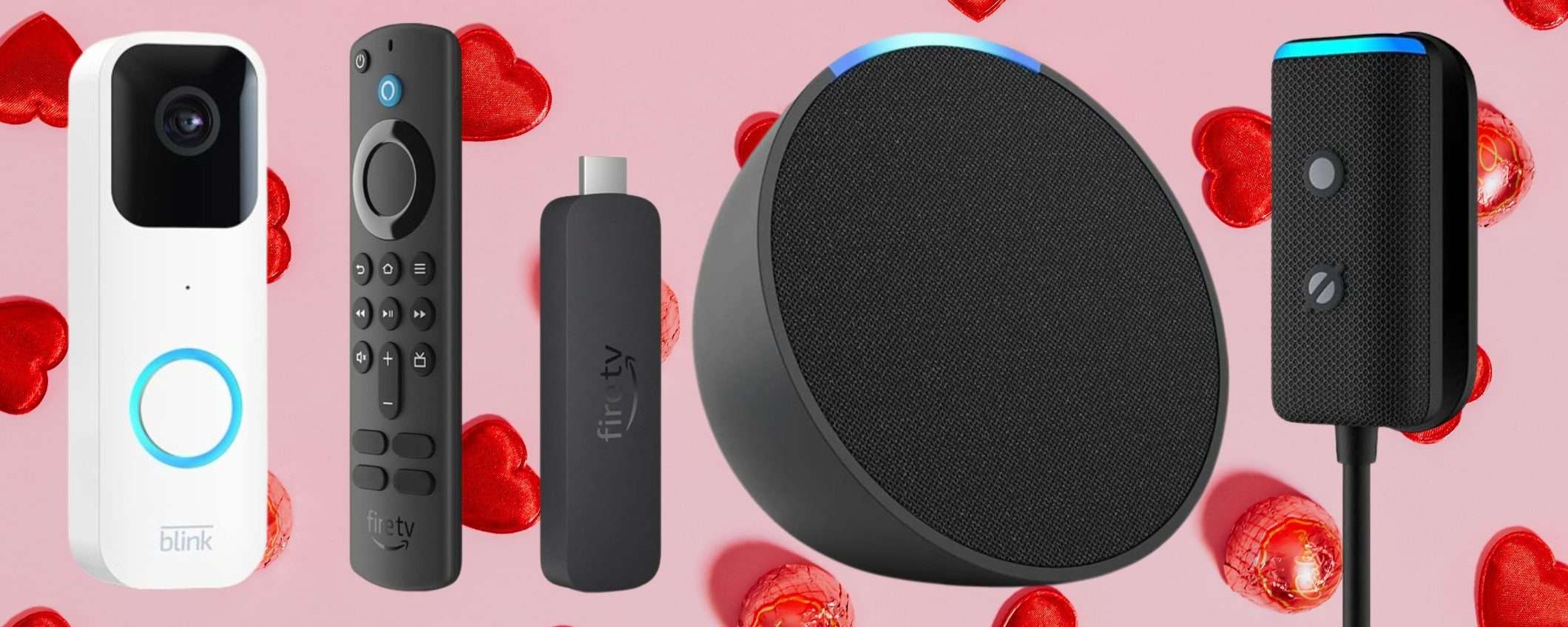 Amazon, dispositivi in FUORITUTTO a San Valentino: il meglio da 24€ a 59€