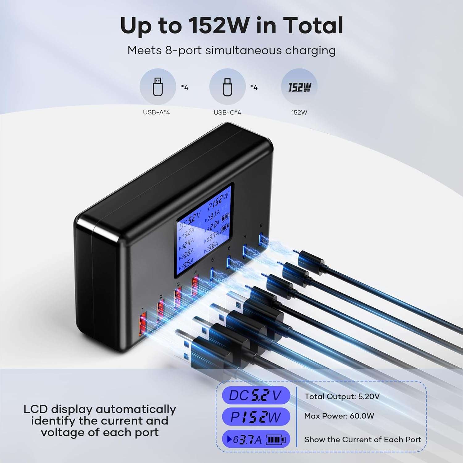 caricatore-usb-152w-8-porte-display-lcd-55-meno-tutti-device