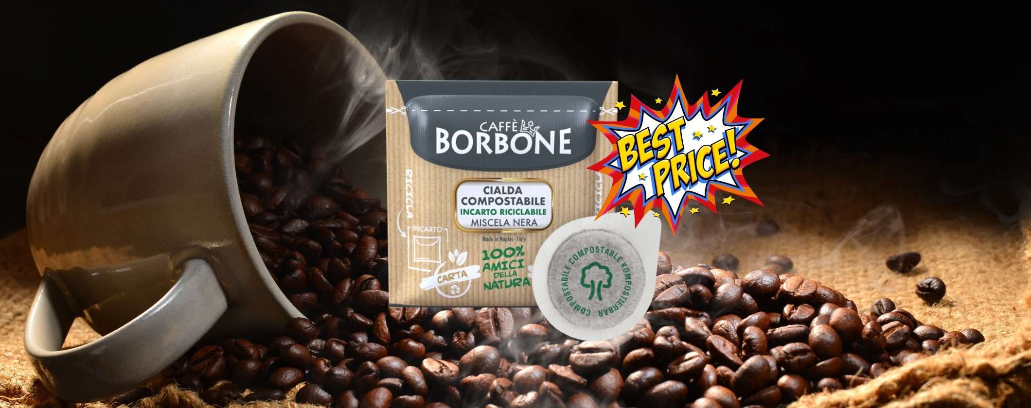 Cialde Caffè Borbone a soli 13 centesimi è da PAZZI, su eBay