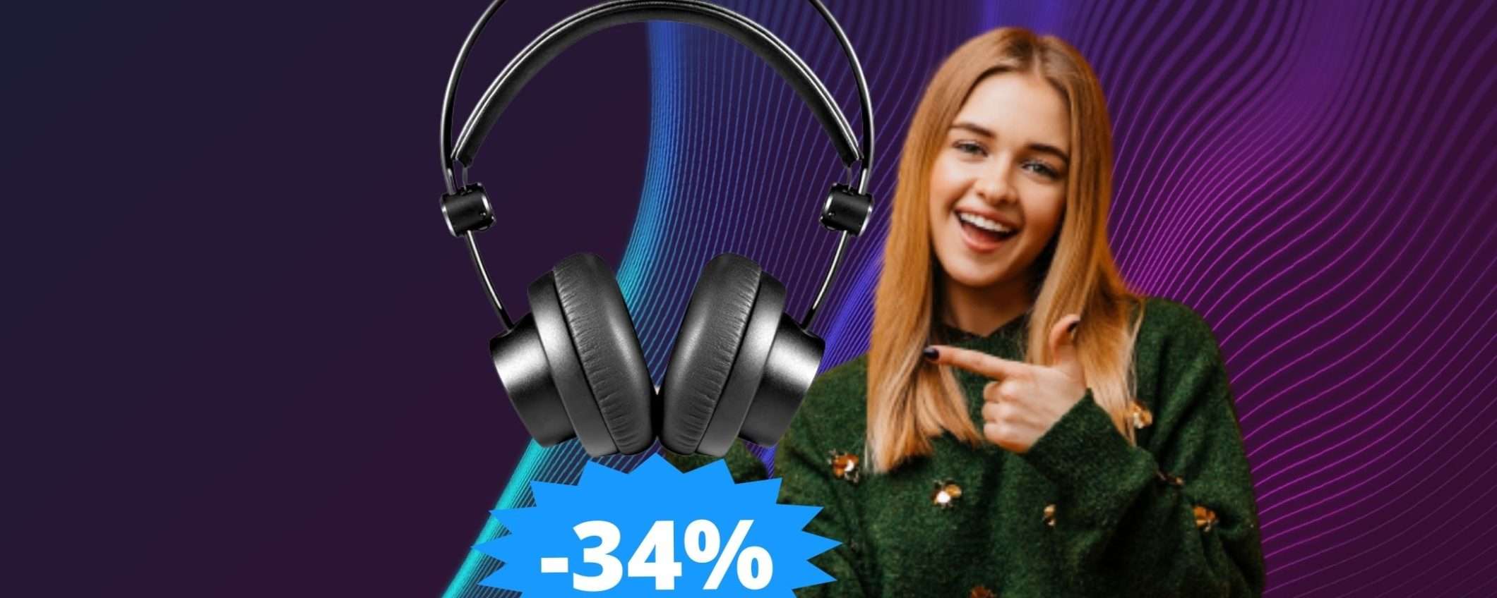 Cuffie AKG K175: esperienza sonora impeccabile (-34%)