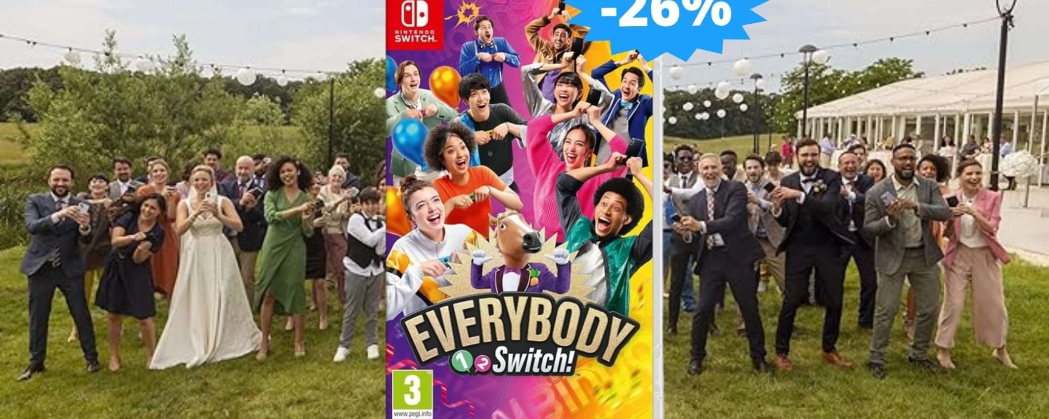 Everybody 1-2 per Switch: MEGA sconto del 26% su Amazon