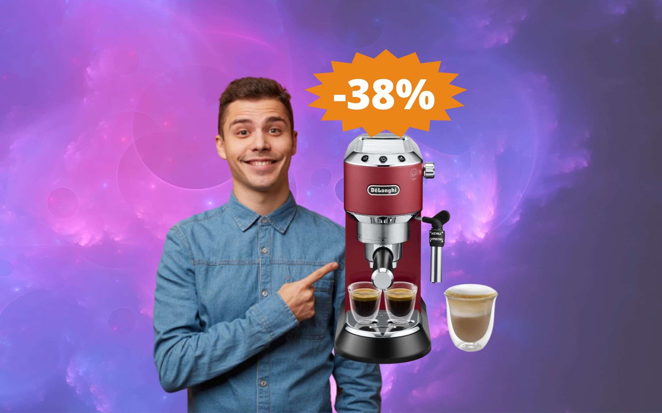 Caffè Americano direttamente a casa tua con questa Macchina del Caffè a  soli 34€!