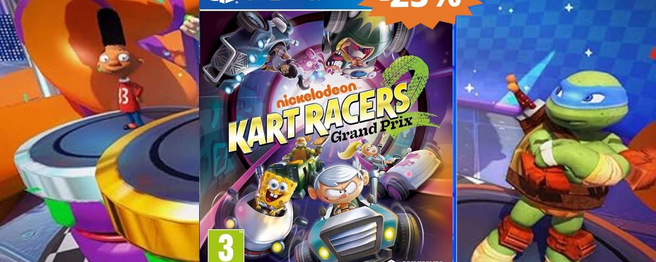 Nickelodeon Kart Racers 2 per PS4: SUPER sconto del 25%