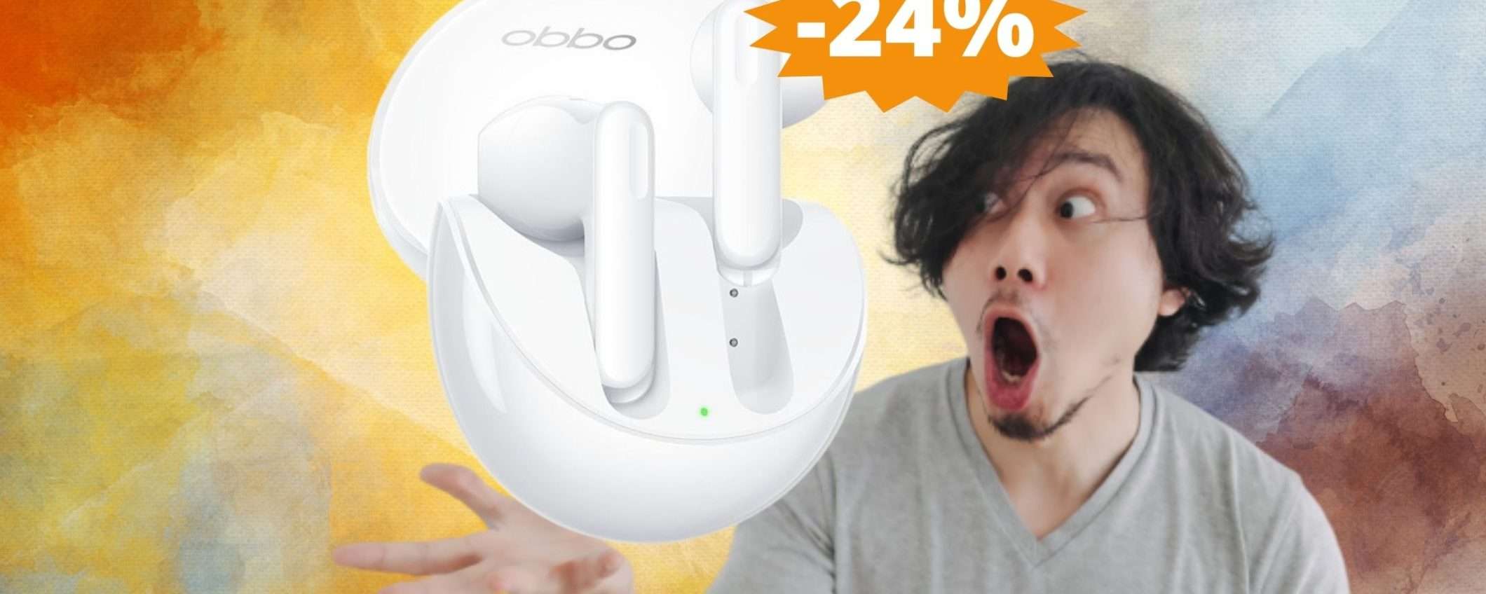 OPPO Enco Air3: sconto IMBATTIBILE del 24%