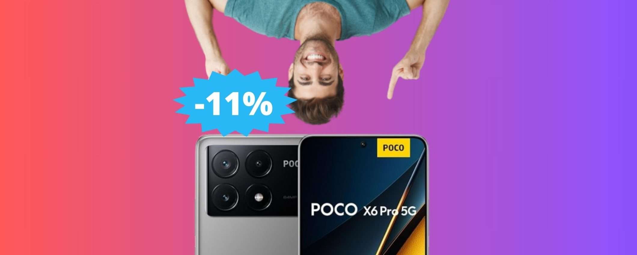 POCO X6 Pro: SCONTO imperdibile del 11% su Amazon