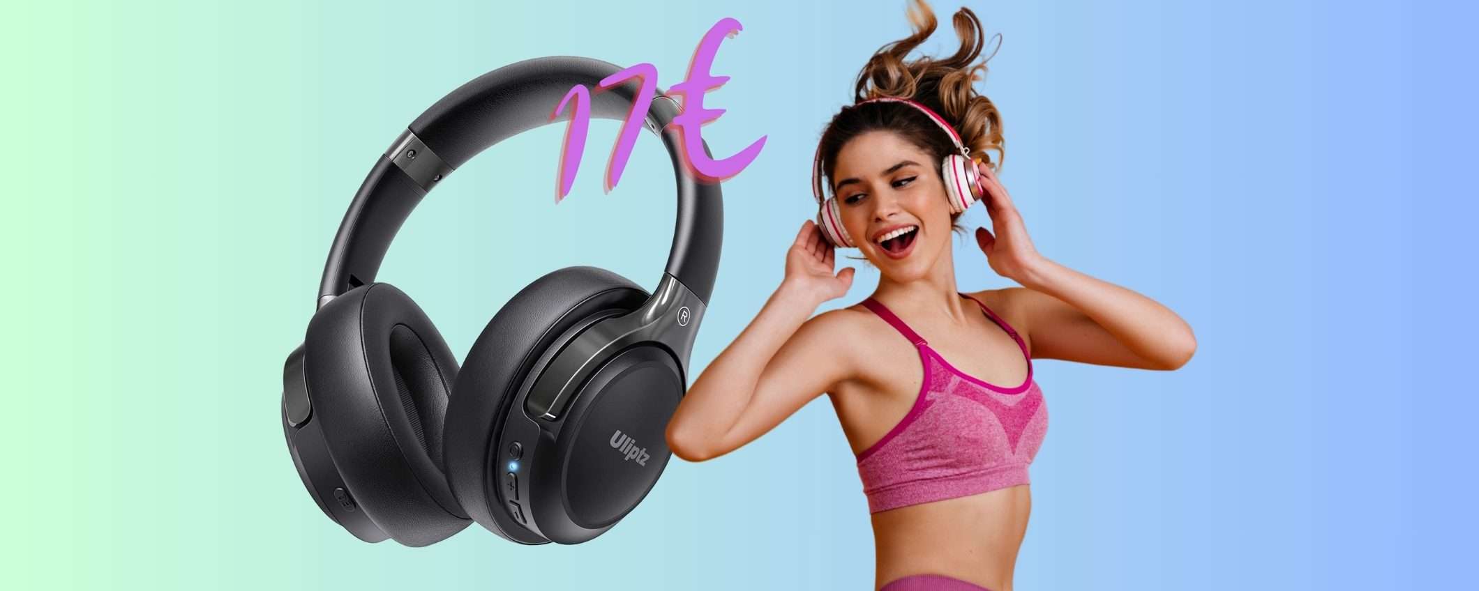 Cuffie wireless con suono di qualità a PREZZO da URLO, solo 17€