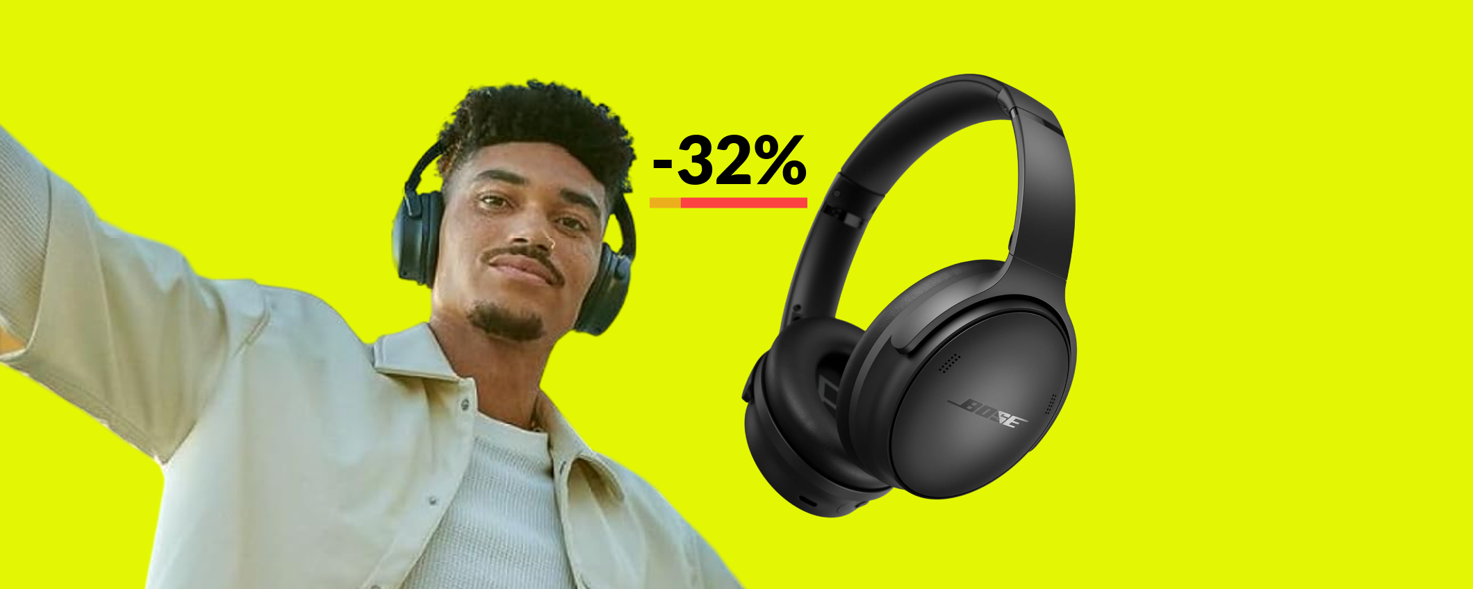 Cuffie Bose dal suono stratosferico ad un prezzo irripetibile (-129€)