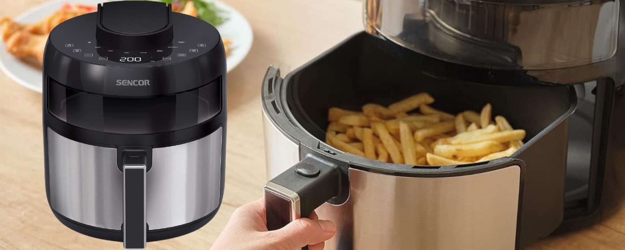 Solo 47€ per questa friggitrice ad aria XL: cucina di TUTTO (Amazon)