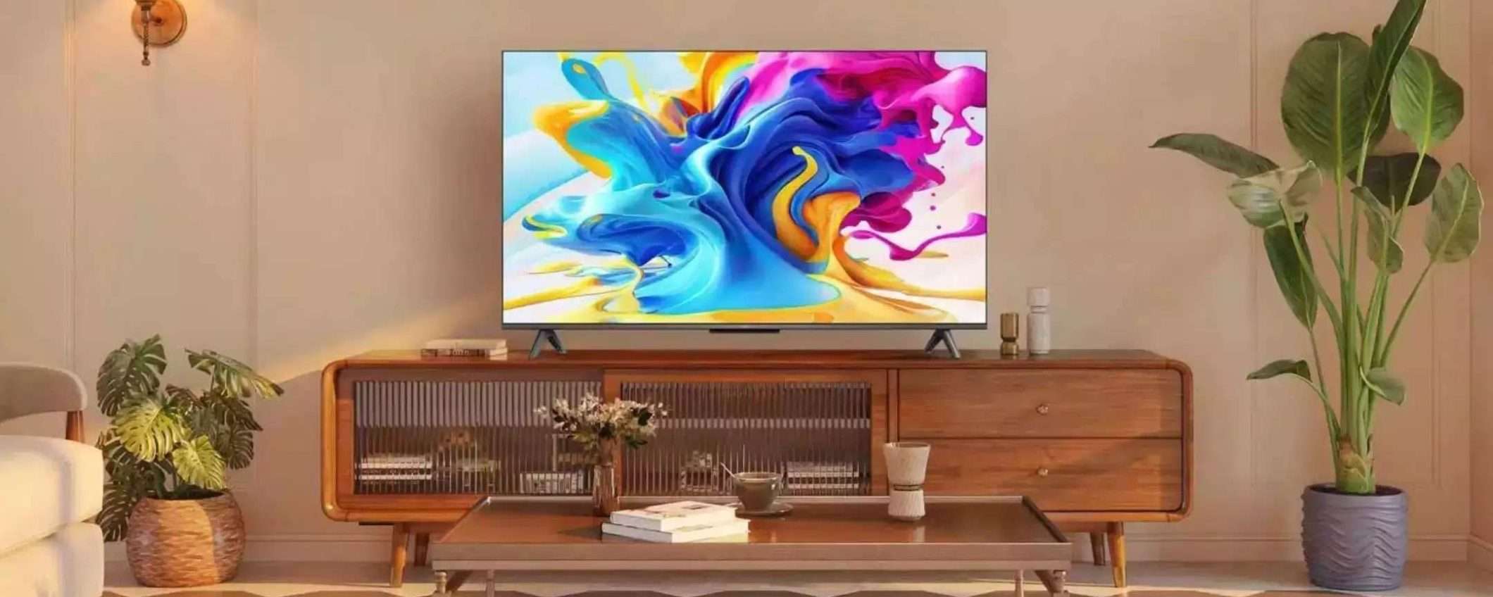 Smart TV QLED 4K da 55 pollici in offerta a 399€ su Amazon: è un BEST BUY