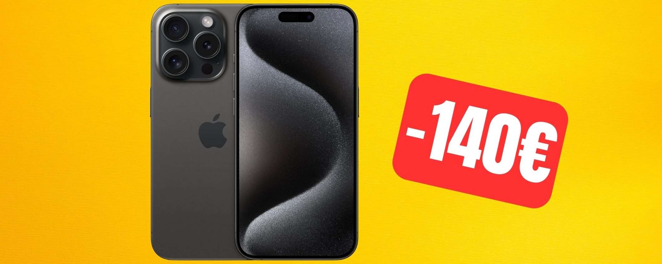 iPhone 15 Pro (256GB) in offerta al MINIMO STORICO: anche a rate a tasso zero