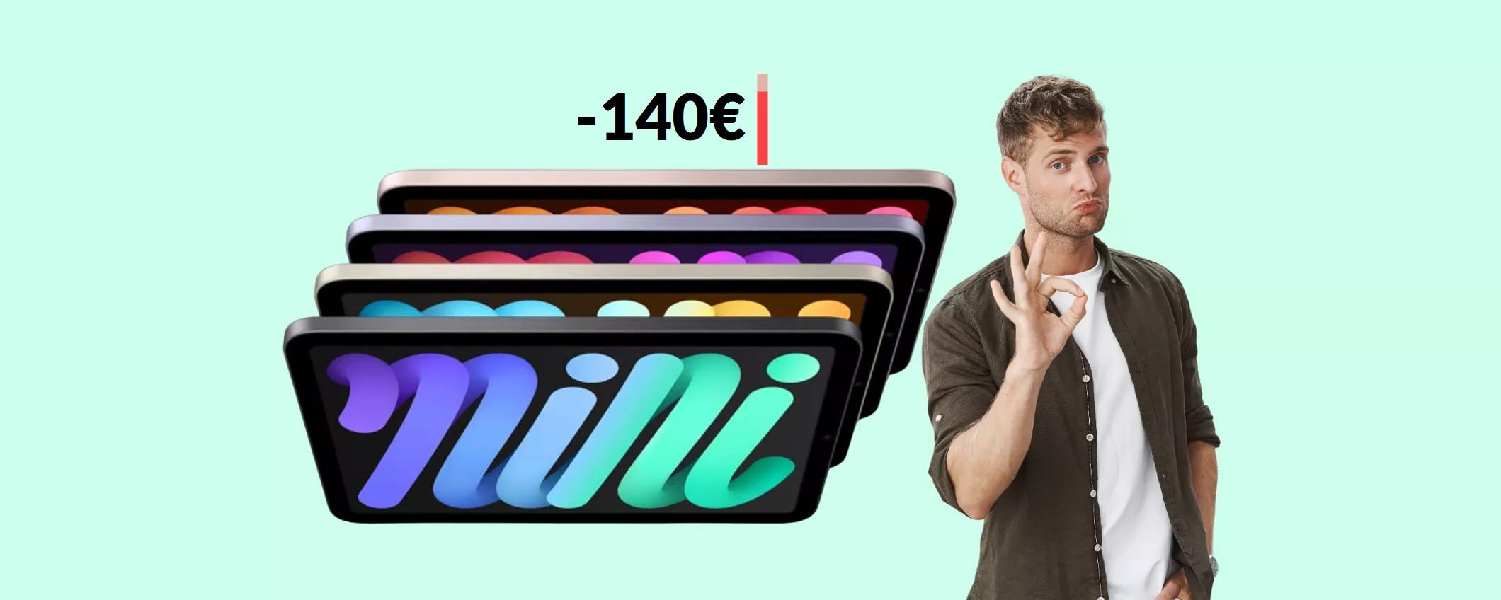 iPad mini in OFFERTA: c'è uno sconto irripetibile di quasi 140€