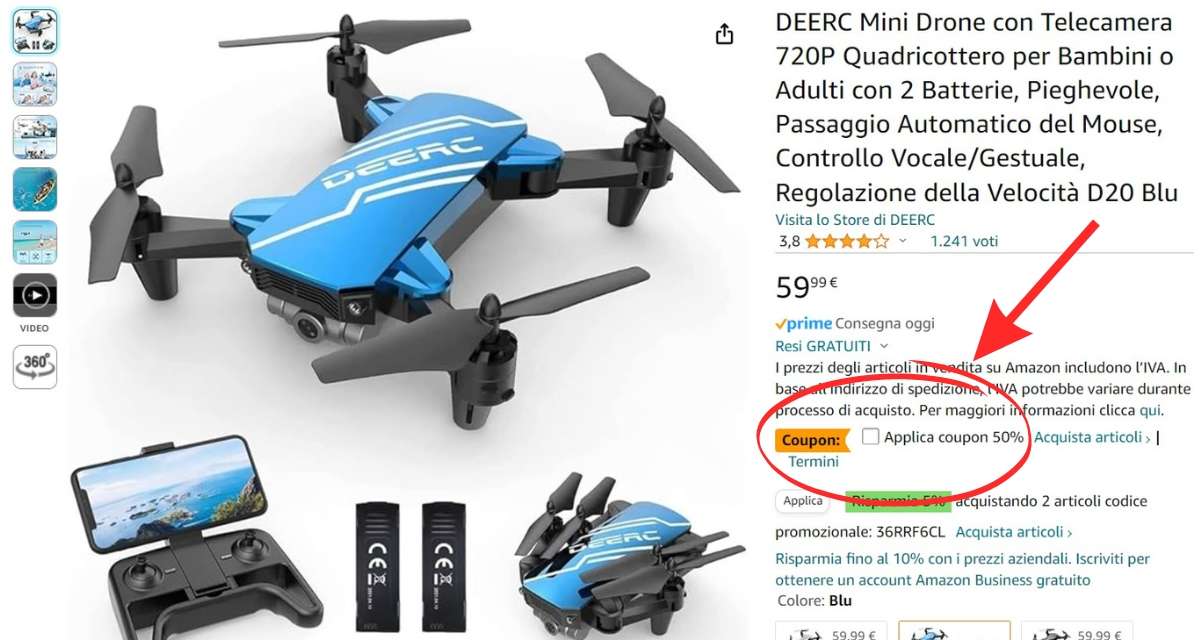 mini-drone-telecamera-hd-controlli-vocali-sconto-50-coupon