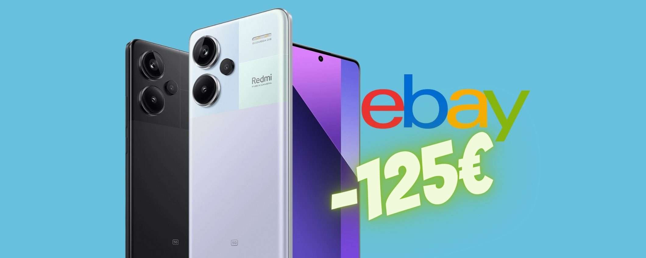 Redmi Note 13 Pro+ 5G (12GB/512GB) con fotocamera 200MP (-125€)