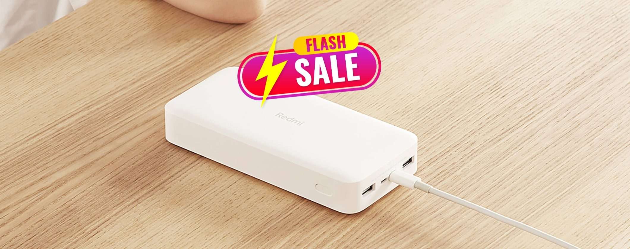 Redmi Power Bank 20000 mAh in OFFERTA LAMPO sul Mi Store