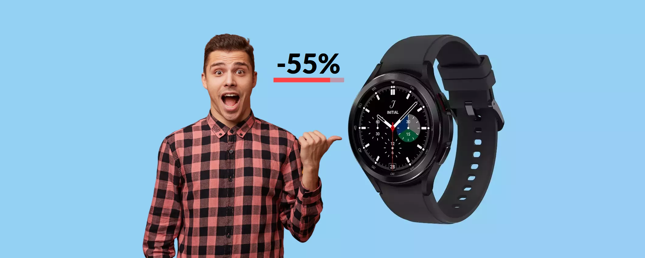 Samsung Galaxy Watch 4 Classic, oggi a meno di METÀ prezzo