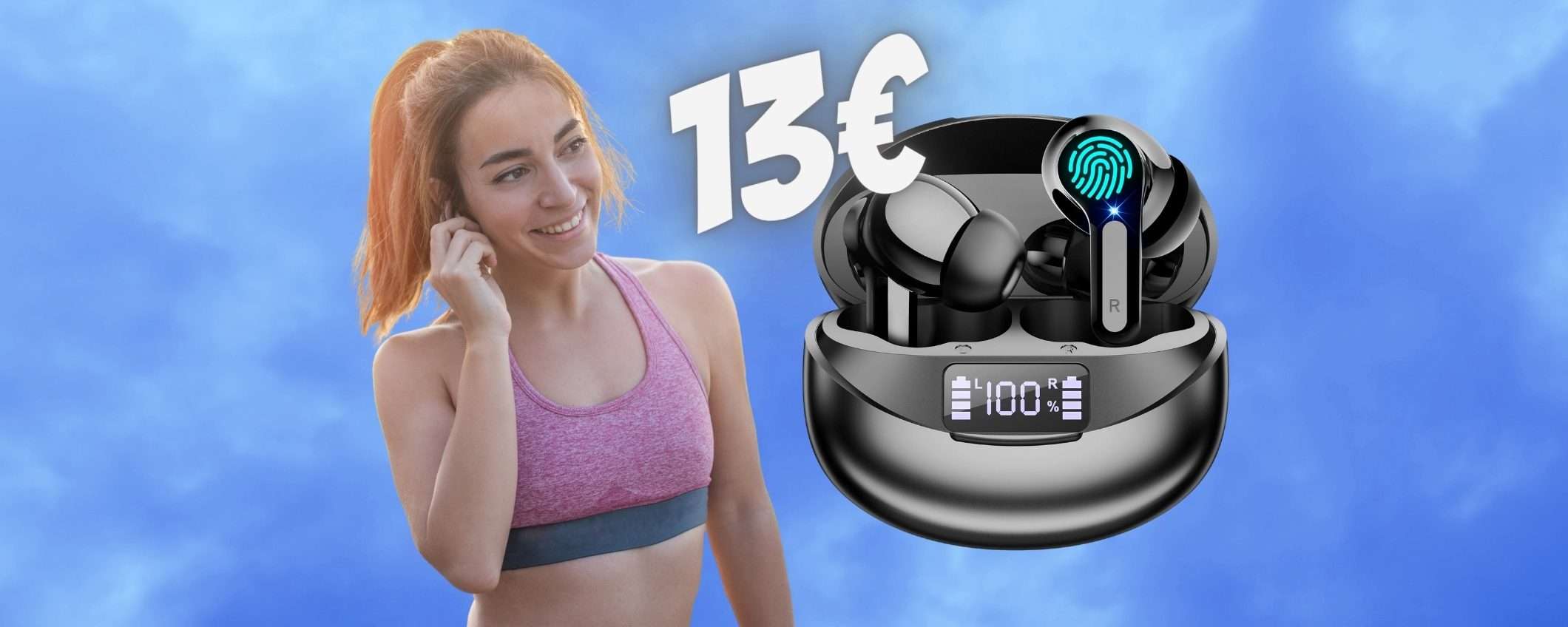 SCONTO del 56% per queste cuffiette Bluetooth speciali, ora tue a 13€