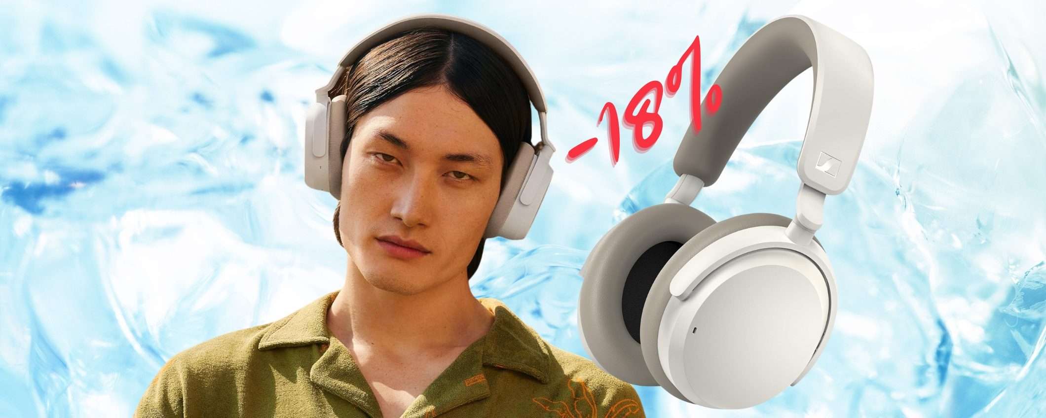 Sennheiser: cuffie Bluetooth con autonomia di 50h a un PREZZACCIO