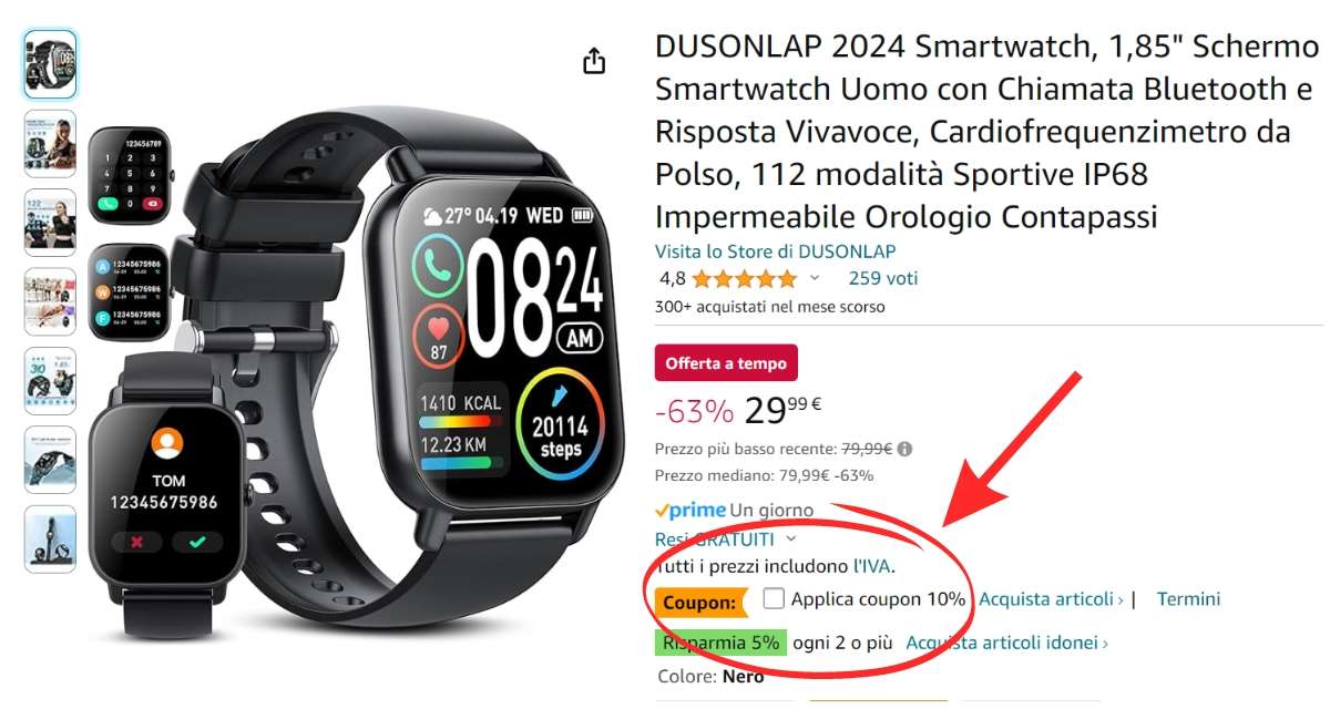 solo-26e-metti-polso-questo-smartwatch-vivavoce-112-profili-coupon