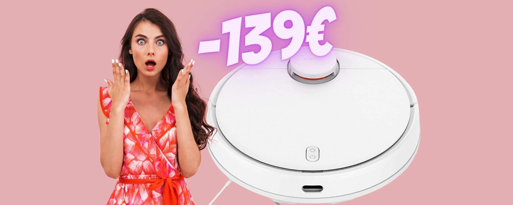 Xiaomi Robot Vacuum S10: robot che aspira e lava tuo a 139€ in MENO